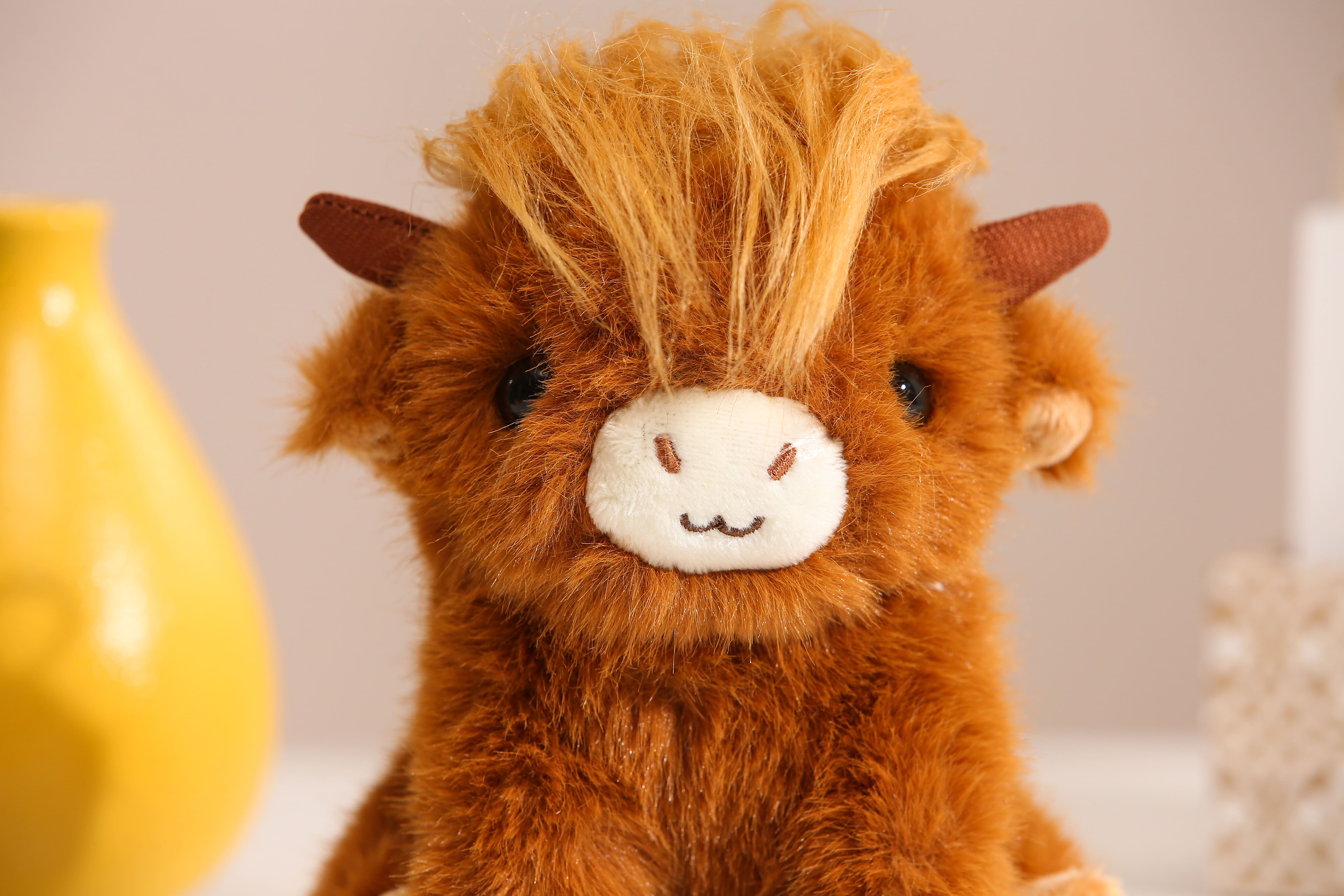 Highland Cow Bag Charm Ruby 🍊
