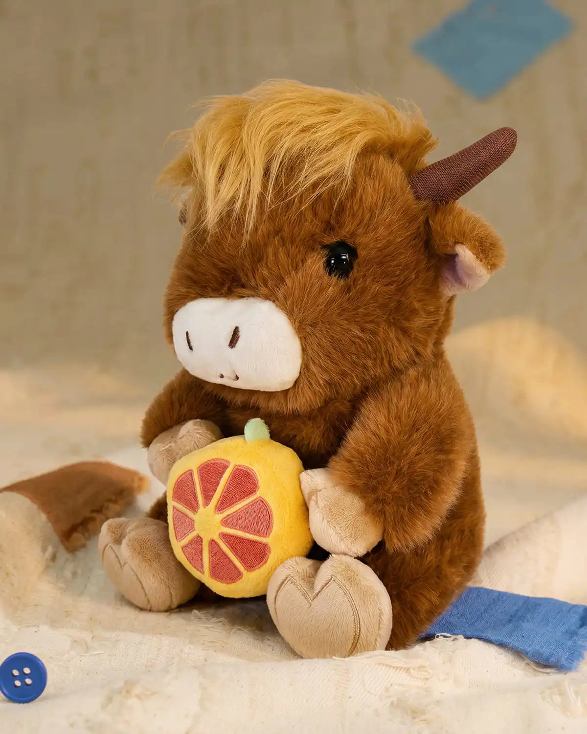 Ruby 🍊 Highland Cow Plushie